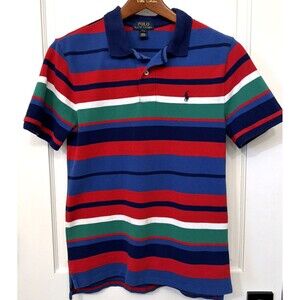Polo Ralph Lauren Striped Short Sleeves Shirt Boys L (14-16) Preppy Old Money